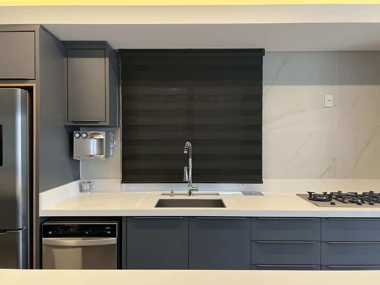 Persiana Double Vision Translúcida Preto