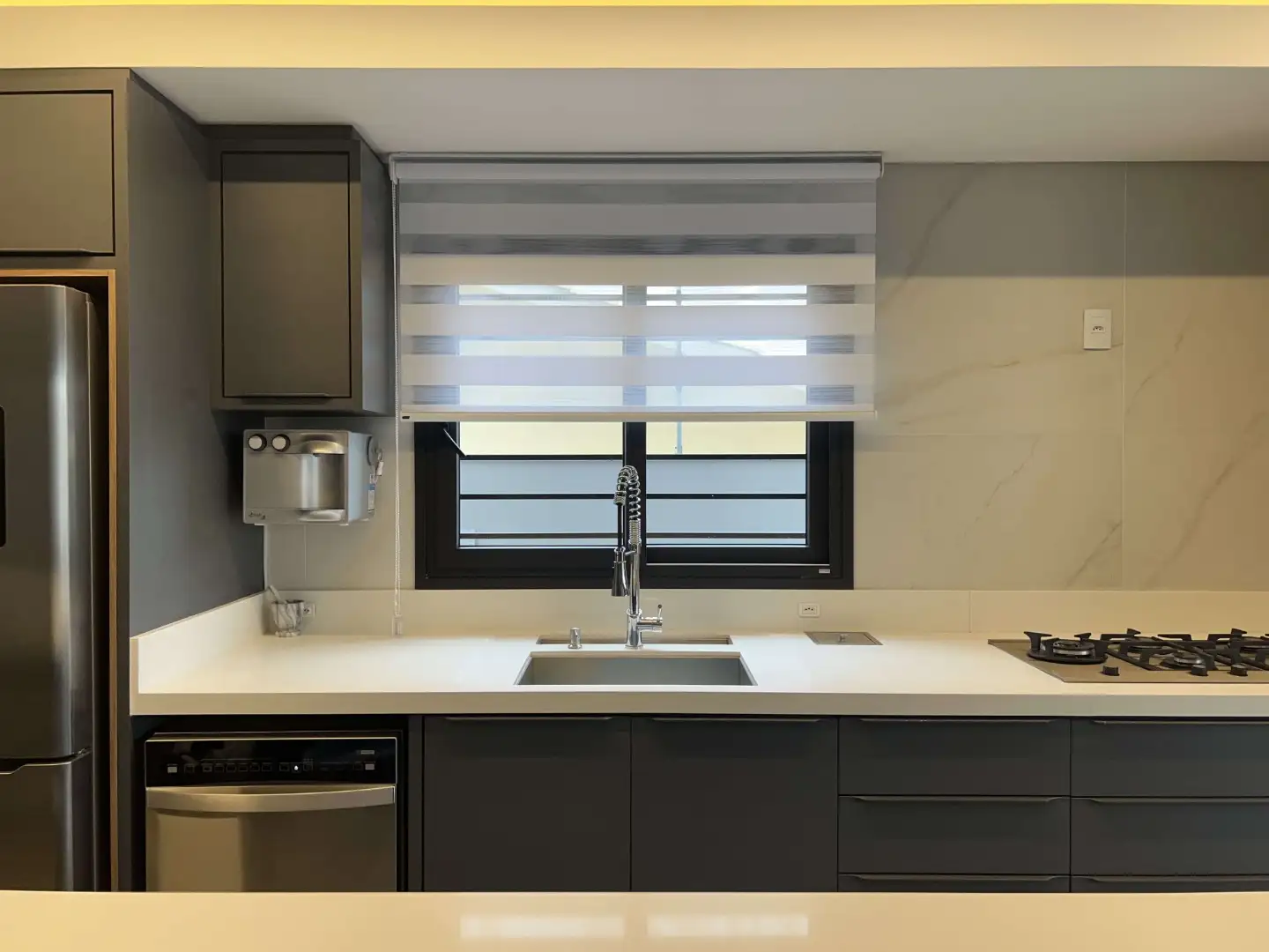 Persiana Double Vision Translúcida Branco