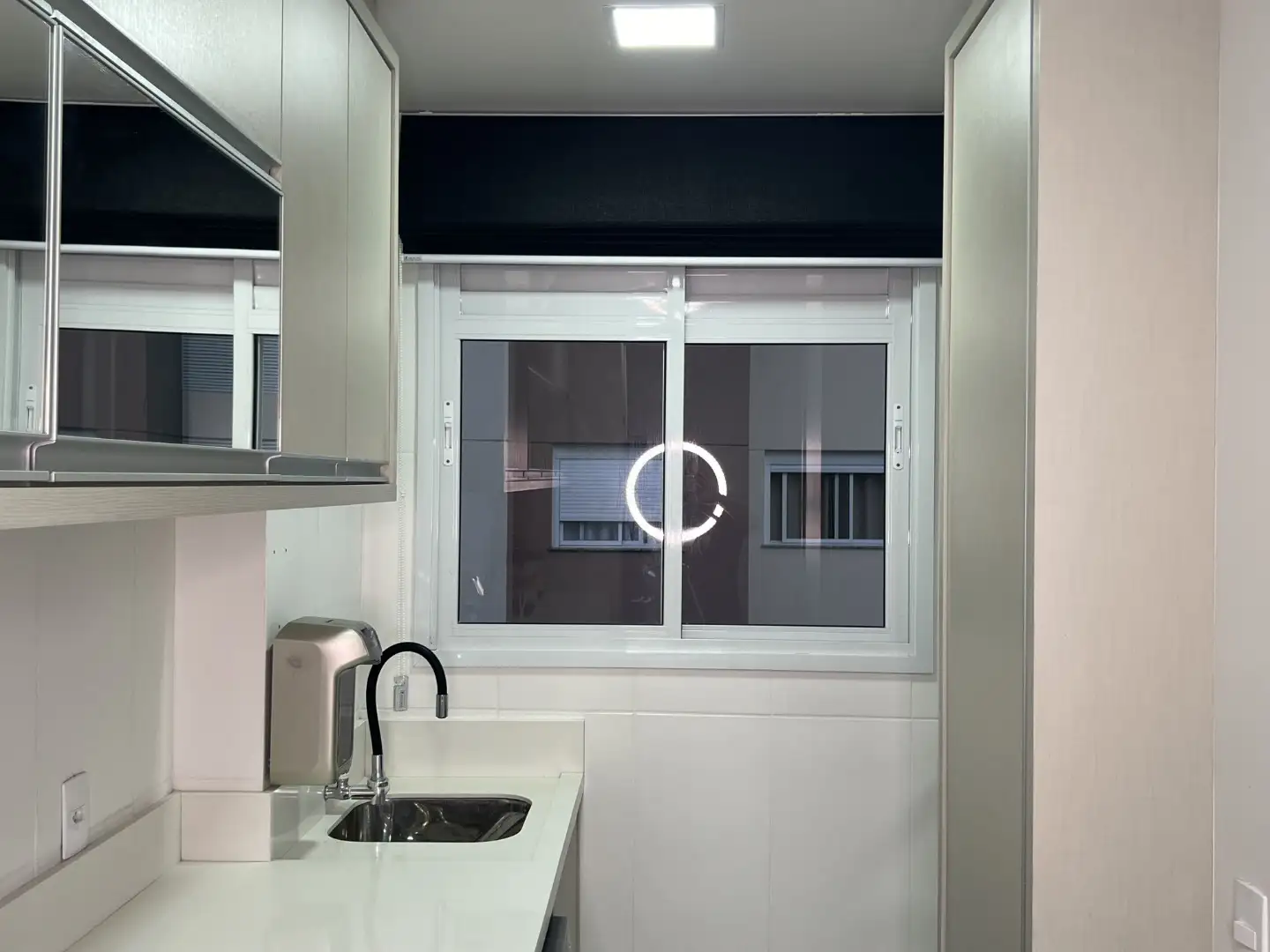 Persiana Romana Tela Solar 5% Preto