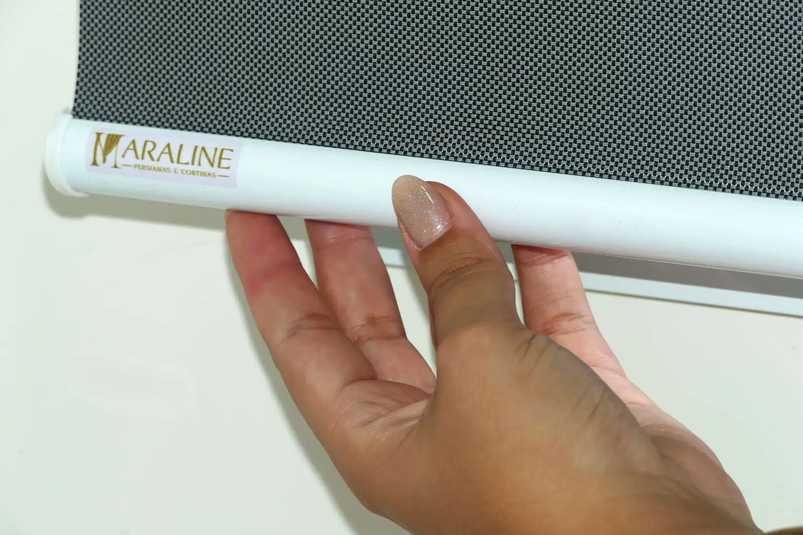 Persiana Rolô Tela Solar 3% Grafite