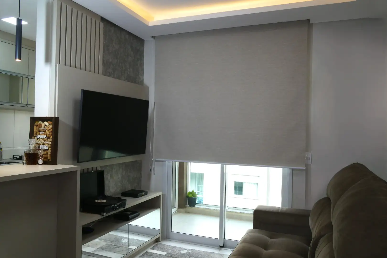 Persiana Rolô Blackout Nápoles Marrom