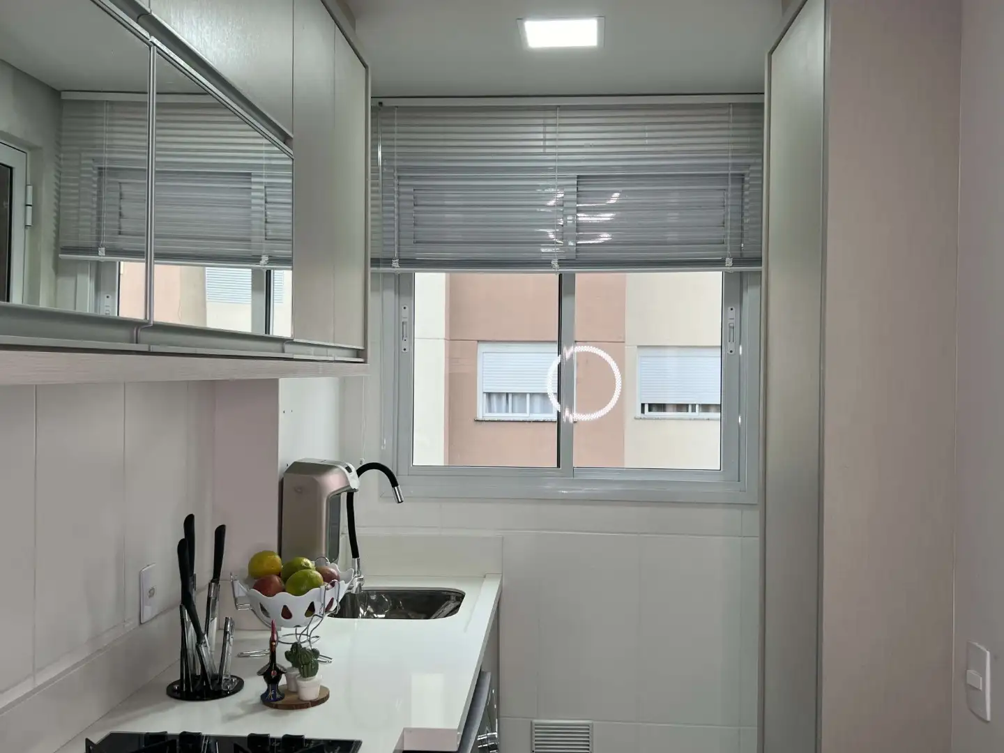 Persiana Horizontal Alumínio 25mm Branco