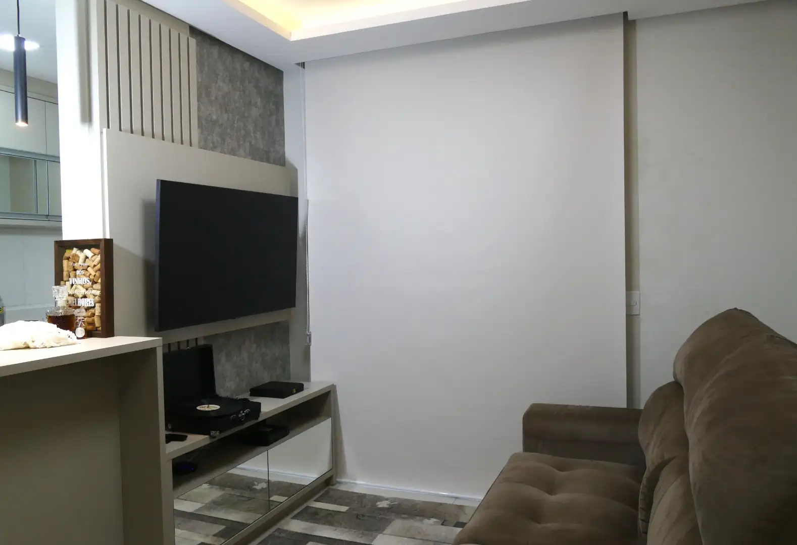 Persiana Rolô Blackout Pinpoint Off White