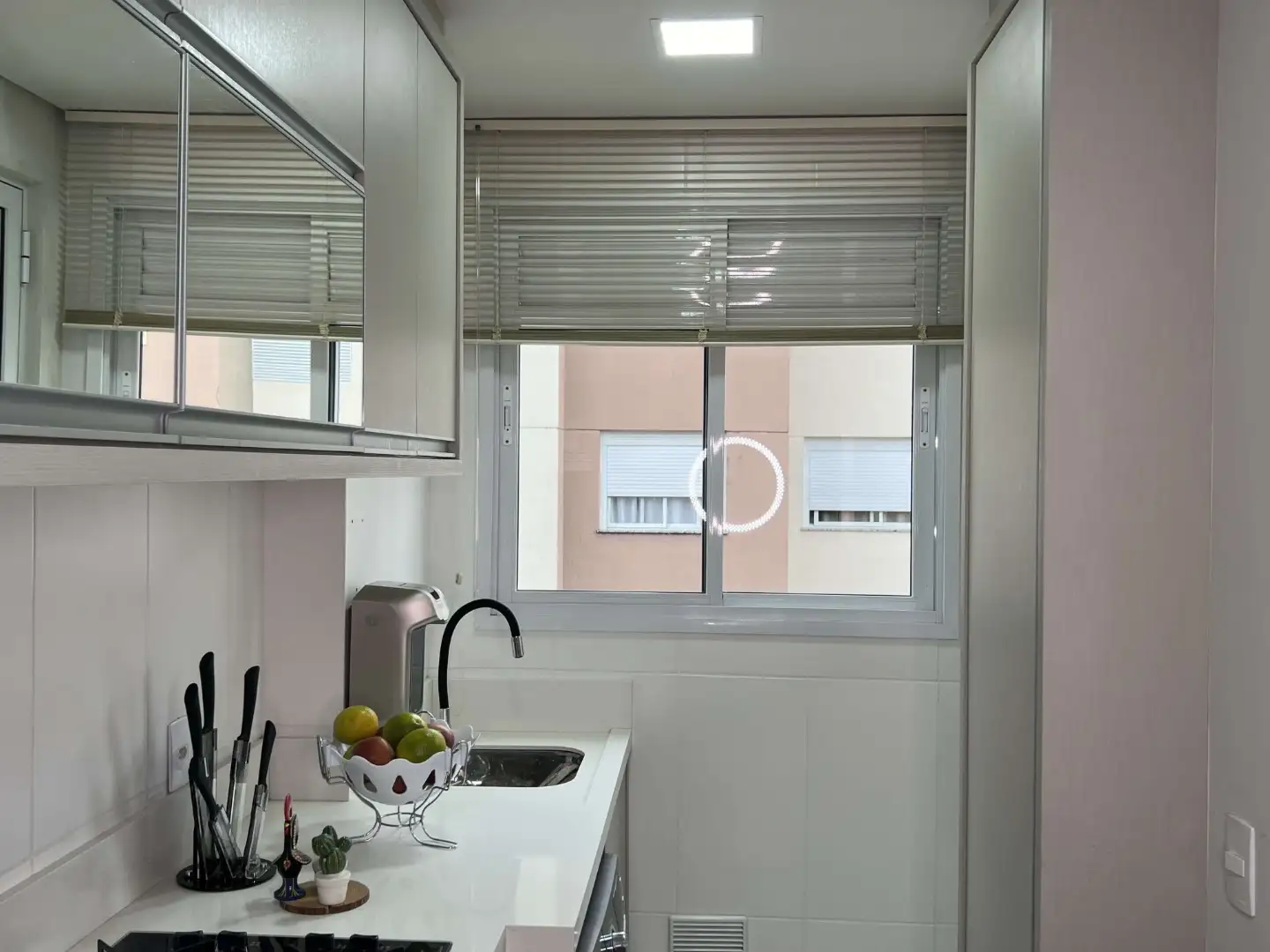 Persiana Horizontal Alumínio 25mm Bege