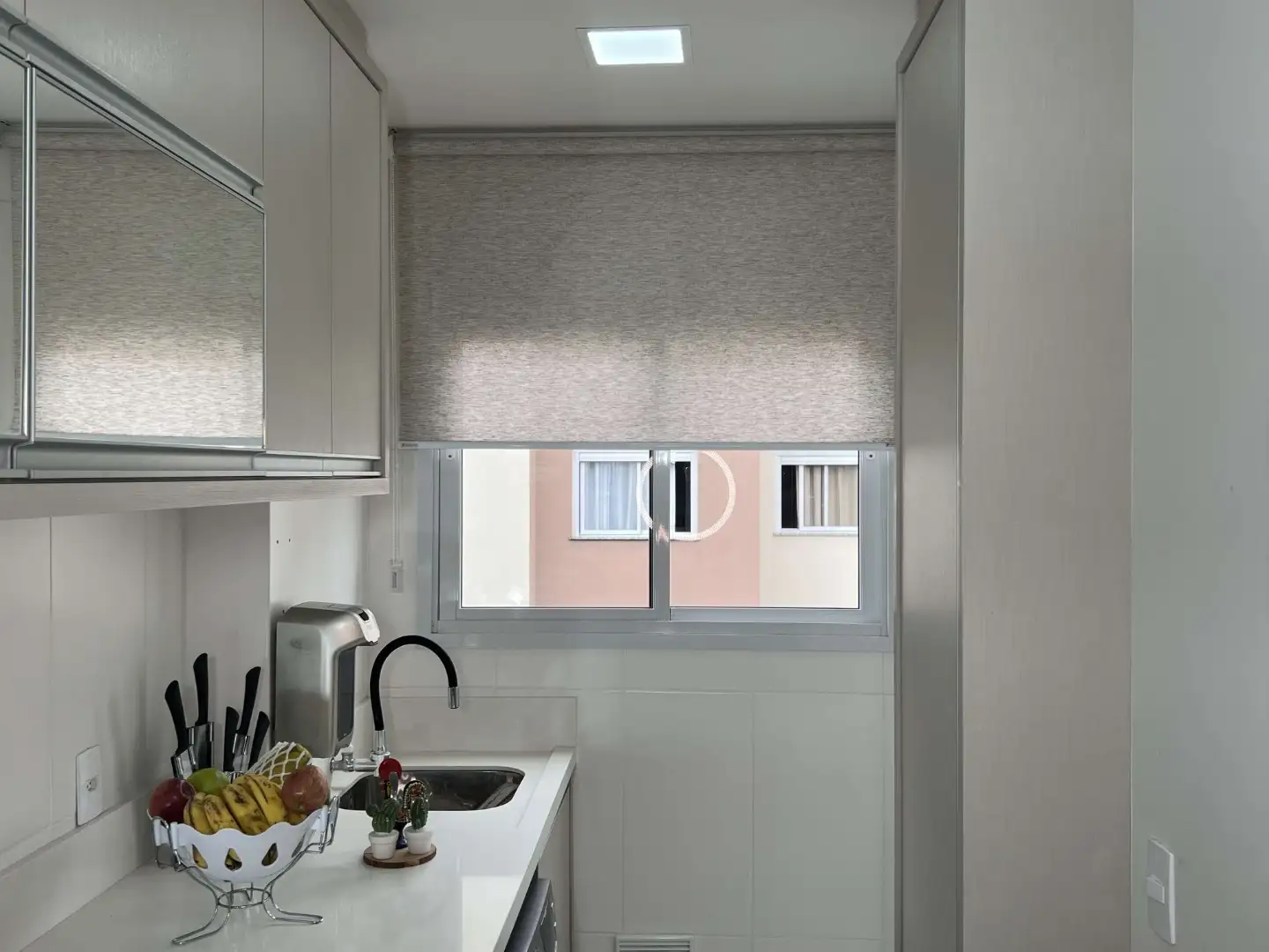 Persiana Rolô Translúcida Nápoles Natural