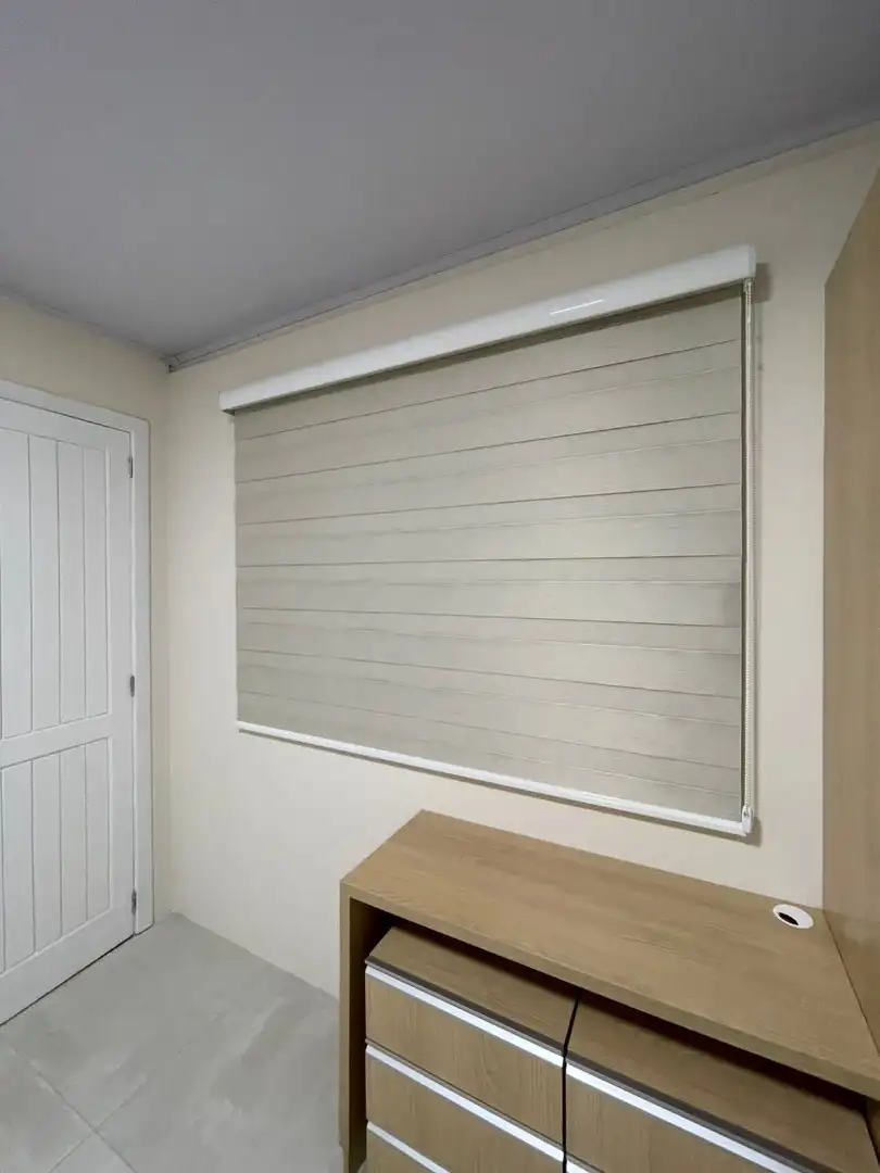 Persiana Double Vision Semi Blackout Mescla