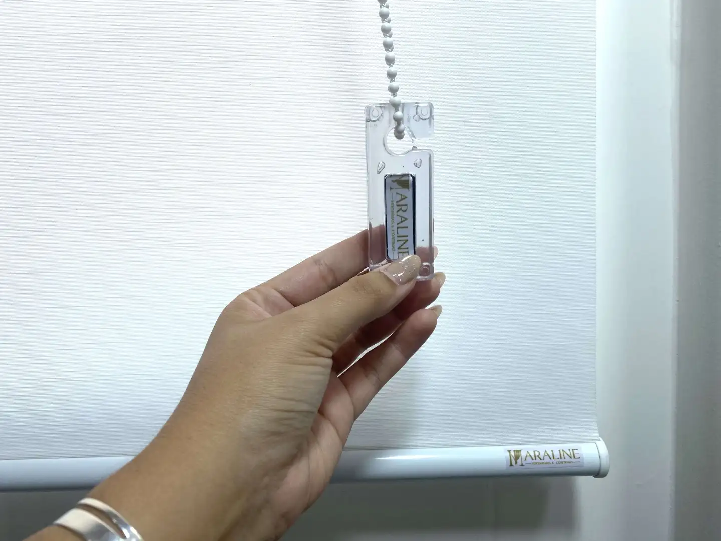 Persiana Romana Translúcida Nápoles Branco