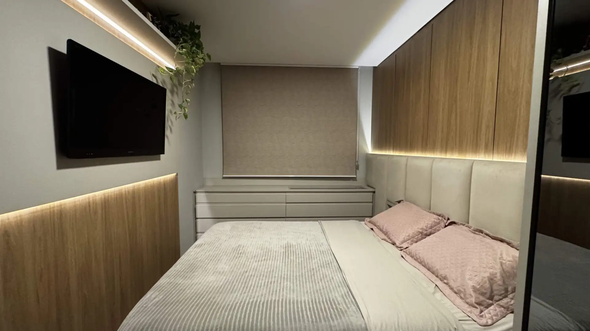 Persiana Rolô Blackout Nápoles Marrom