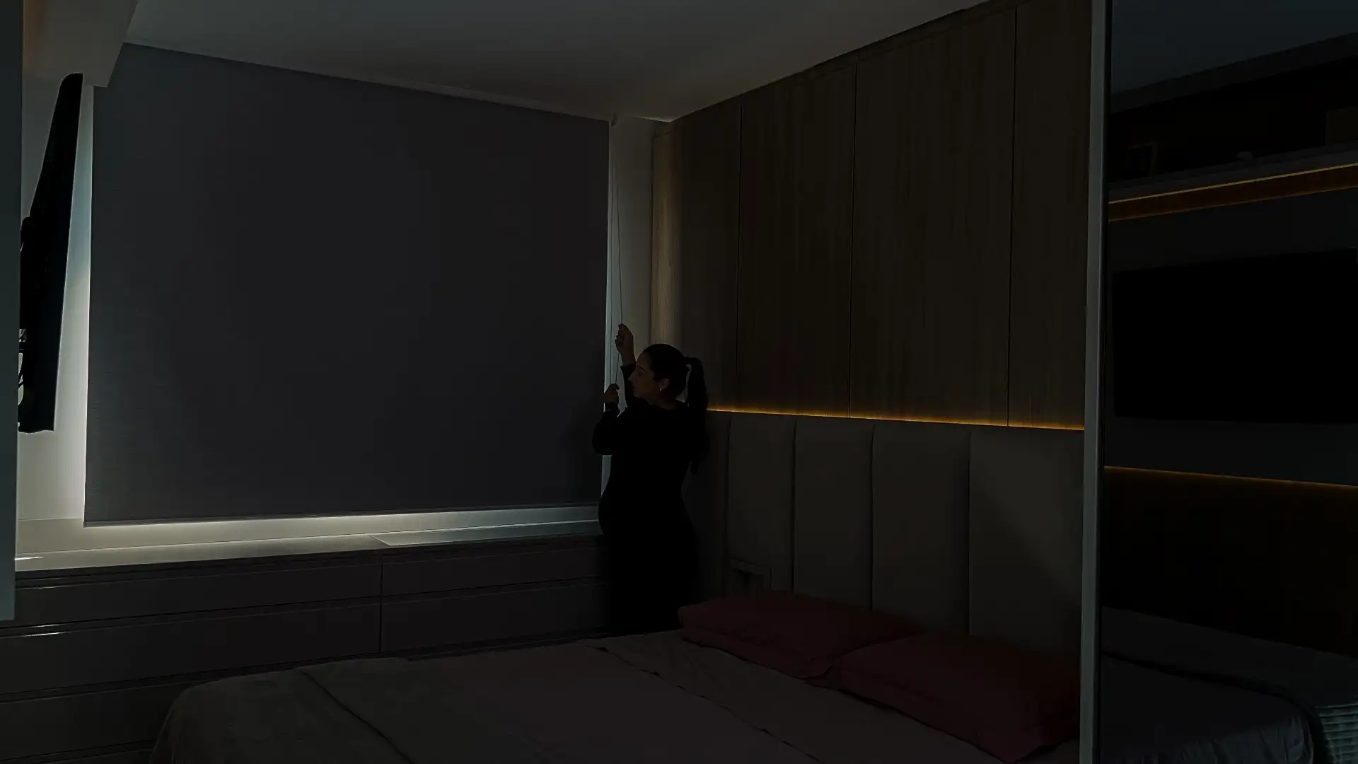 Persiana Rolô Blackout Nápoles Cinza