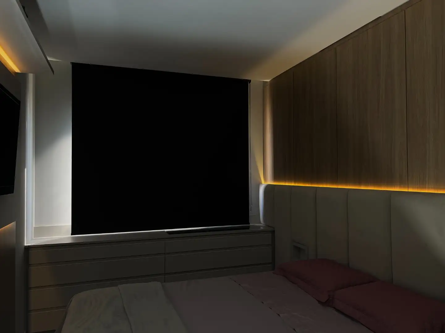 Persiana Rolô Blackout Pinpoint Preto