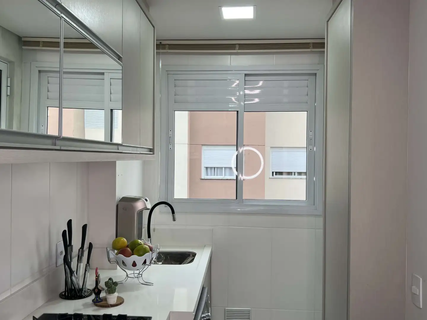 Persiana Horizontal Alumínio 25mm Bege