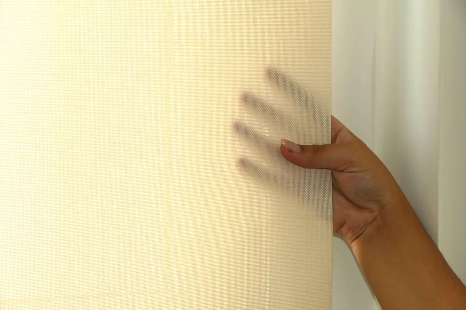 Persiana Rolô Tela Solar 5% Off White