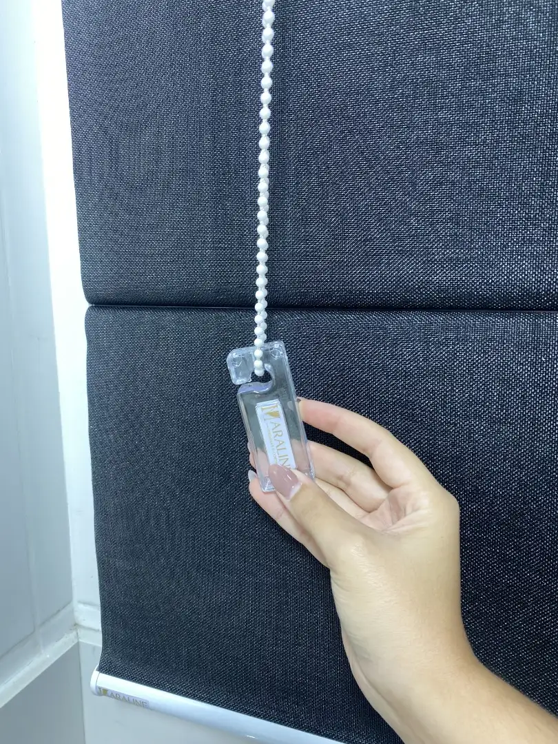 Persiana Romana Tela Solar 3% Preto