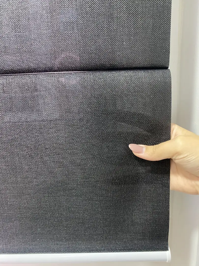 Persiana Romana Tela Solar 3% Preto