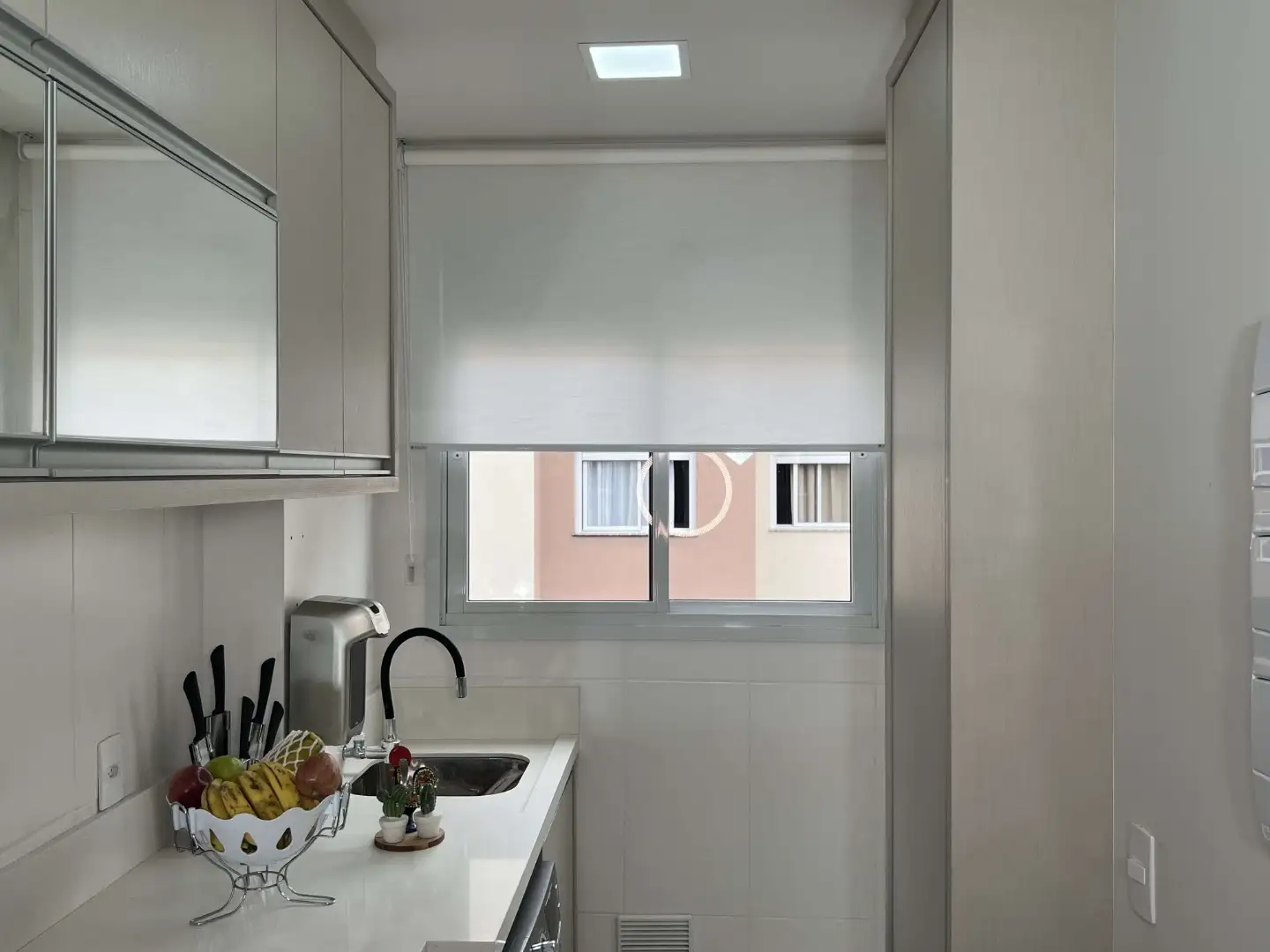 Persiana Rolô Translúcida Nápoles Branco