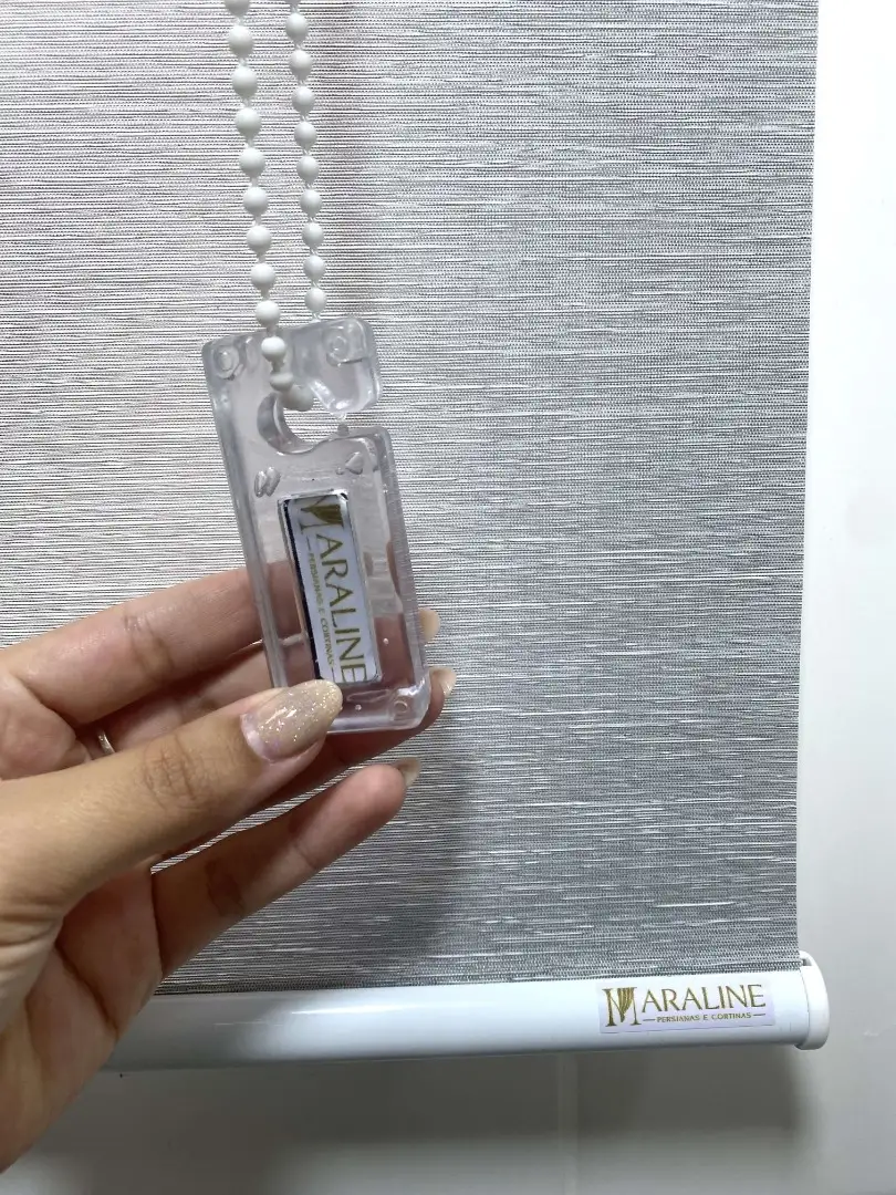 Persiana Rolô Translúcida Nápoles Cinza