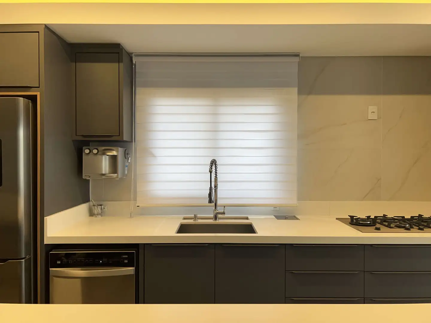 Persiana Double Vision Translúcida Branco