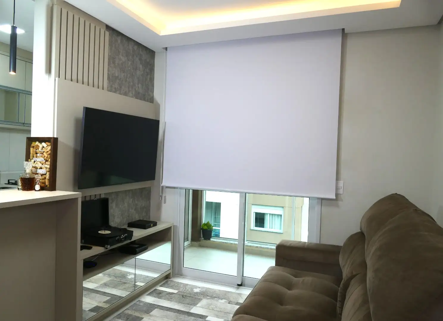 Persiana Rolô Blackout Nápoles Branco