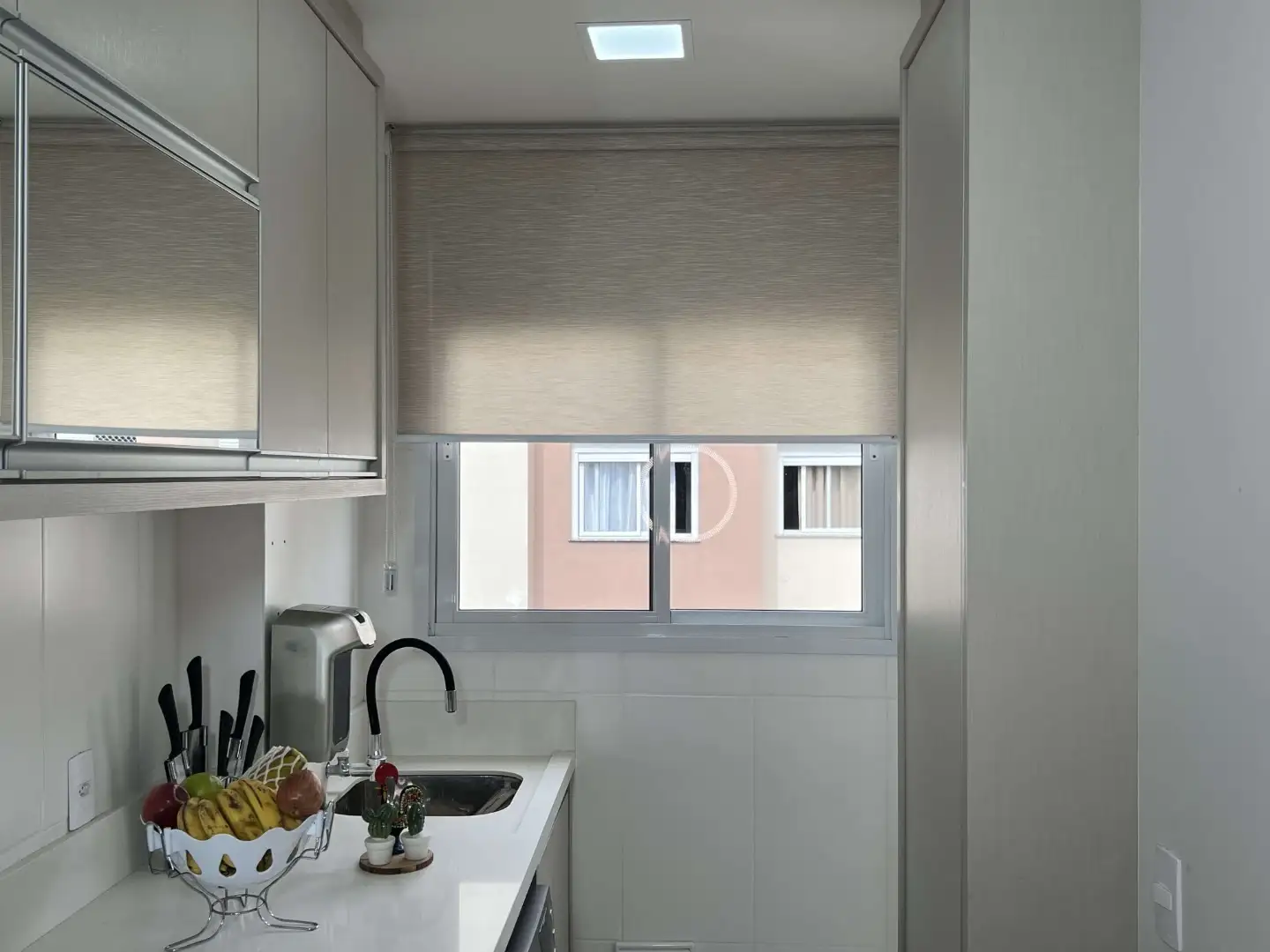 Persiana Rolô Translúcida Nápoles Bege