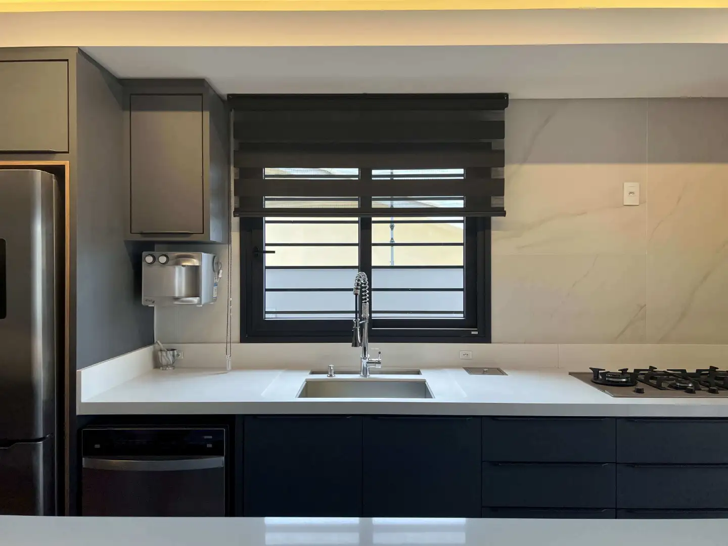 Persiana Double Vision Translúcida Preto